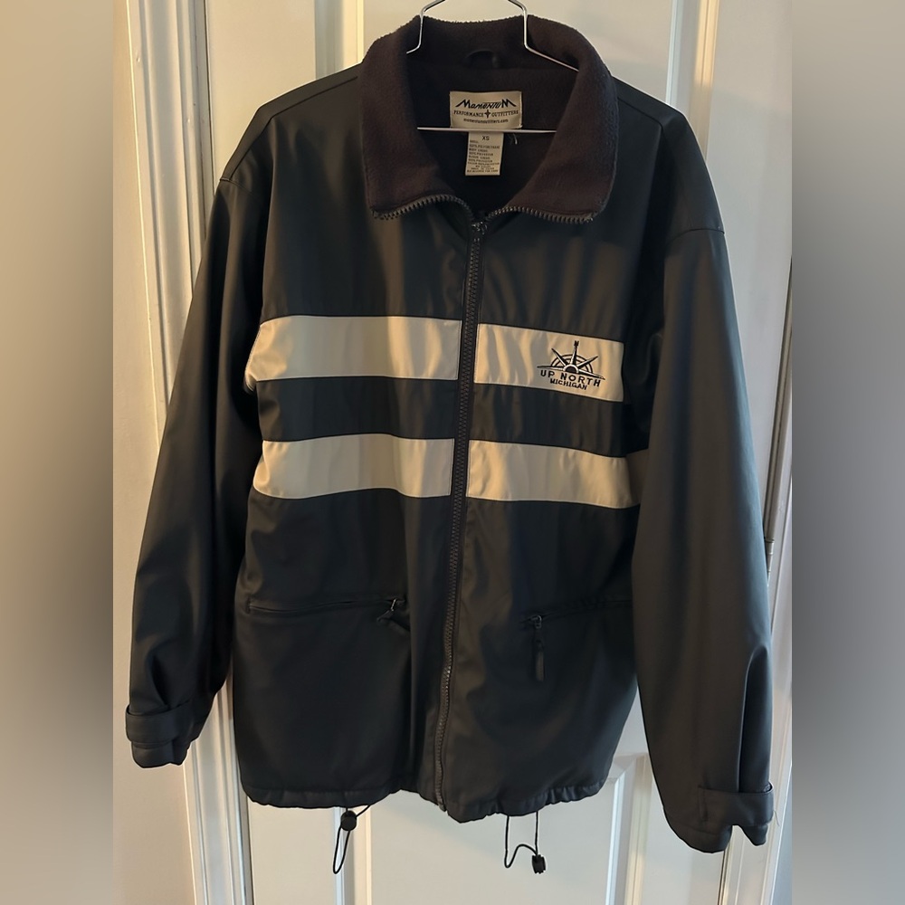 Mamenium Black and cream Performance Outfitters Jacket.